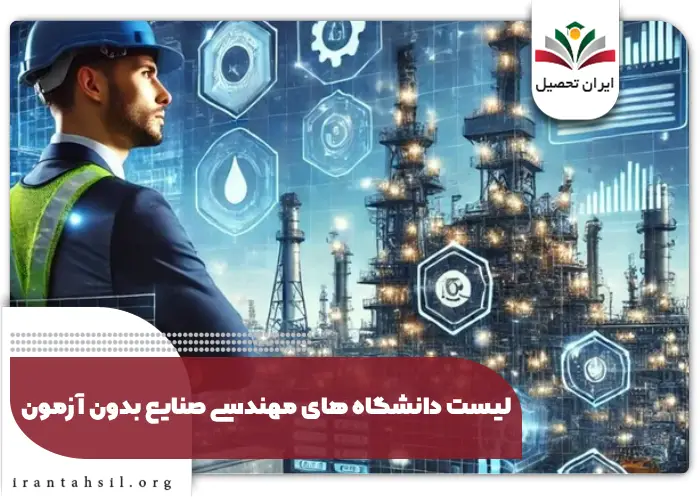 لیست دانشگاه های مهندسی صنایع بدون آزمون