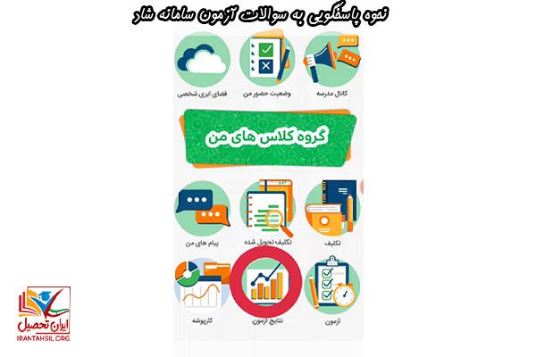 درباره نحوه پاسخگویی به سوالات آزمون سامانه شاد