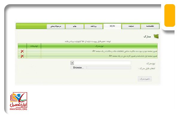 ثبت درخواست صدور سند تک برگ