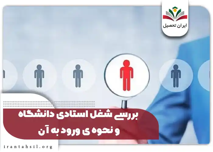 بررسی شغل استادی دانشگاه و نحوه ی ورود به آن