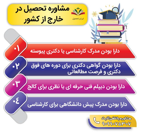 مشاوره تحصیل در خارج از کشور