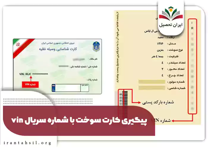 پیگیری کارت سوخت با شماره سریال vin