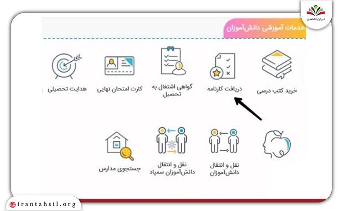 مشاهده کارنامه امتحانات نهایی دوازدهم