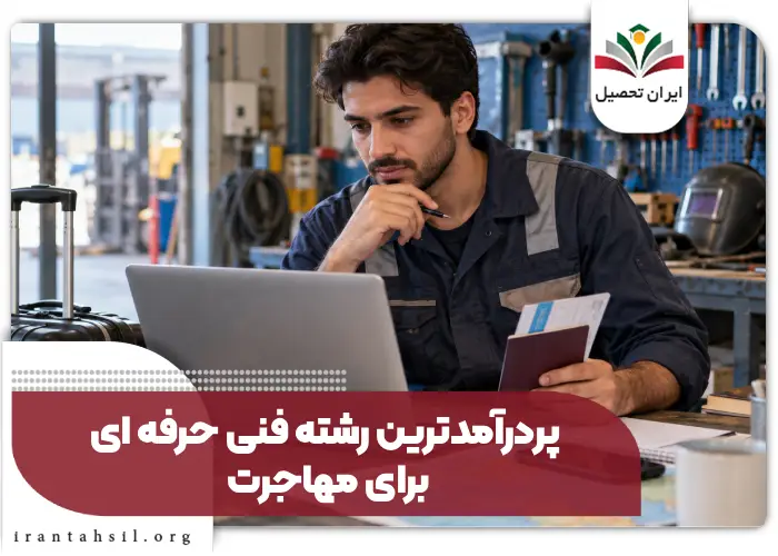 ردرآمدترین رشته فنی حرفه ای برای مهاجرت