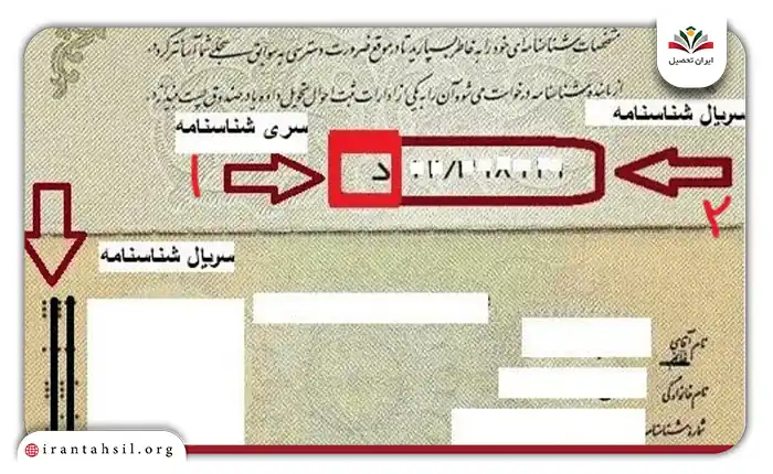 محل سری و سریال شناسنامه جدید برای ثبت نام کنکور بدون شناسنامه عکس دار