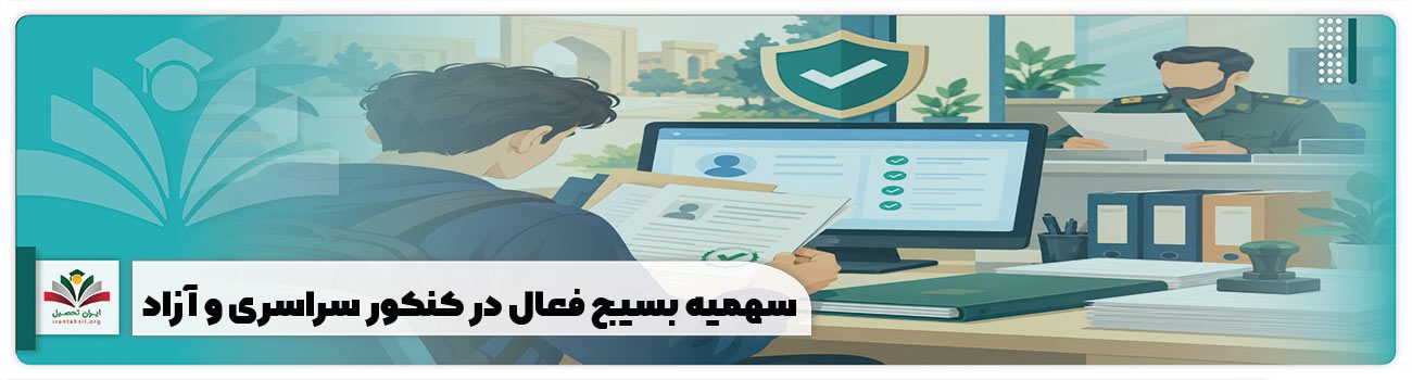 سهمیه بسیج فعال در کنکور سراسری و آزاد