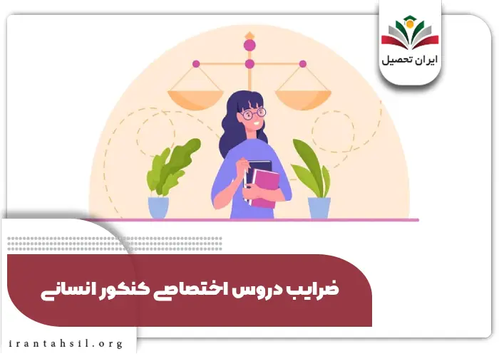 ضرایب دروس اختصاصی کنکور انسانی