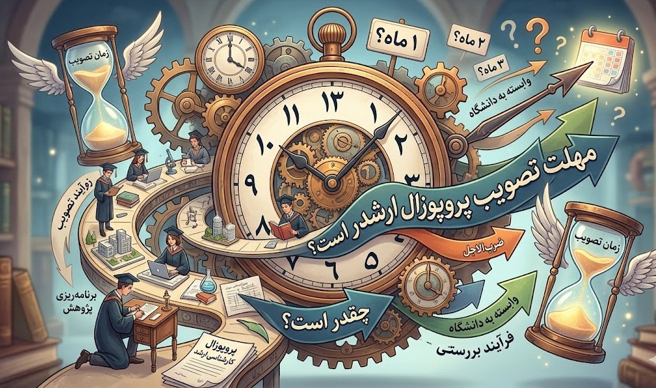 مهلت تصویب پروپوزال ارشد چقدر است؟