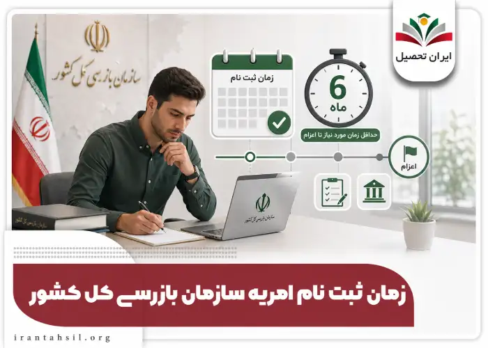 زمان ثبت نام امریه سازمان بازرسی کل کشور