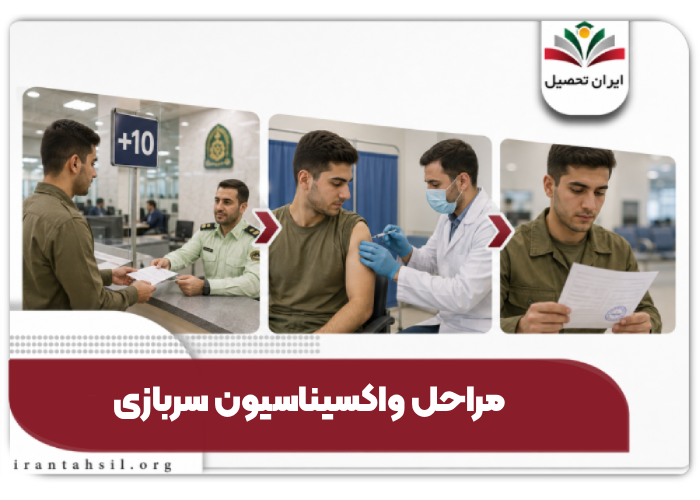 مراحل واکسیناسیون سربازی