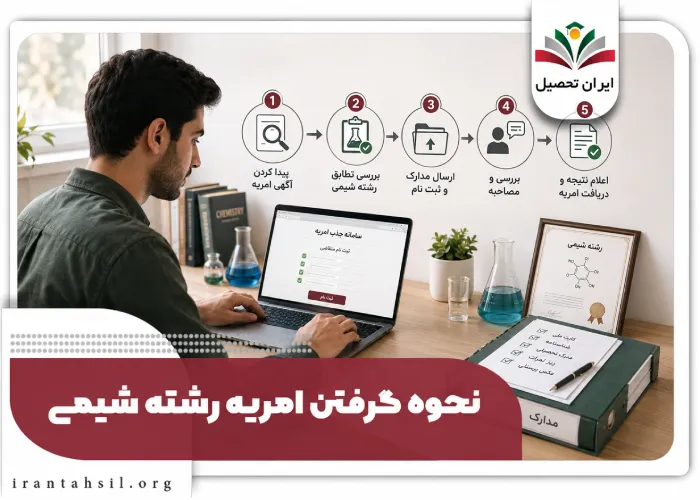 نحوه گرفتن امریه رشته شیمی