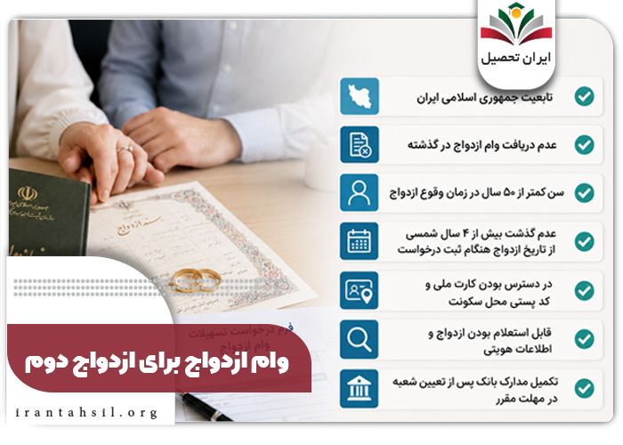 وام ازدواج برای ازدواج دوم