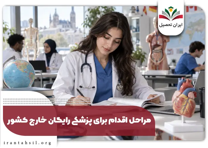 مراحل اقدام برای پزشکی رایگان خارج کشور
